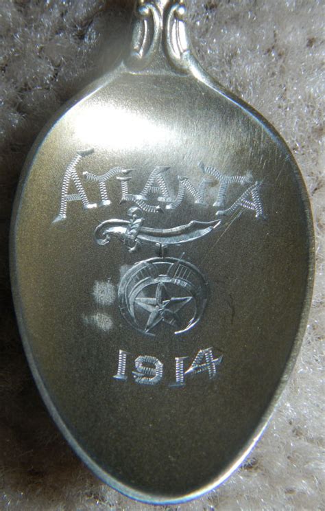 1914 Shrine Of North America Imperial Council Session Spoon