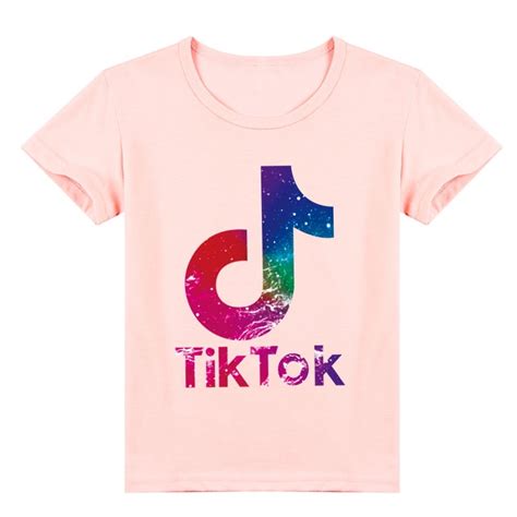 Bzdaisy Tiktok Short Sleeve T Shirt Trendy Tiktok Print Tee For Kids
