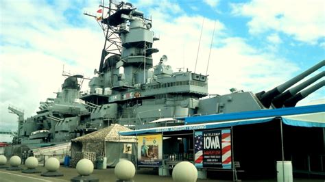 Museum Battleship Uss Iowa San Pedro California Usa Youtube