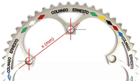 How To Measure Crank Chainrings Size Bcd Oldbici