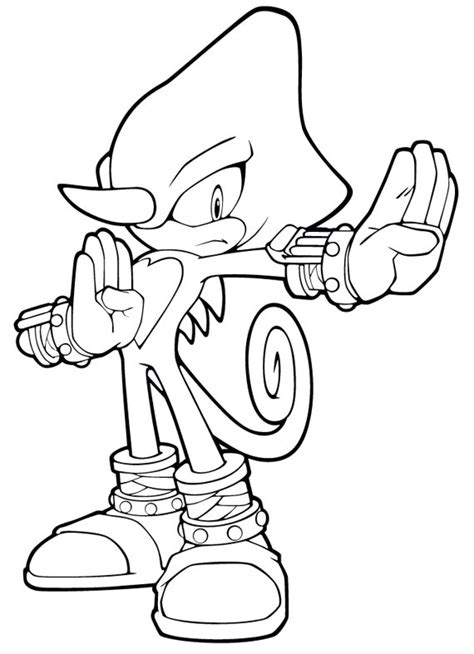Drawing Sonic #153852 (Video Games) – Printable coloring pages