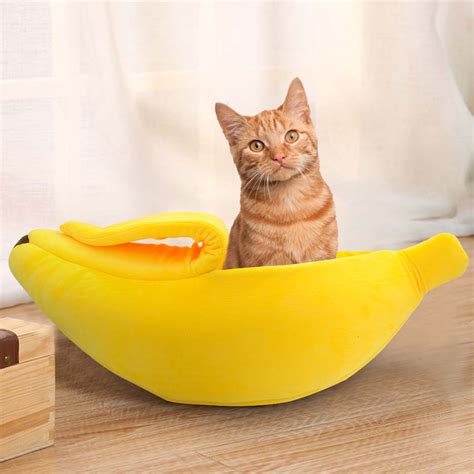 Handmade super cute cat bookfold. 2020 Banana Cat Bed House Cozy Cute Banana Puppy Cushion ...