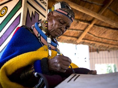 Esther Mahlangu And The Symbolism Of The Ndebele Women Artwork