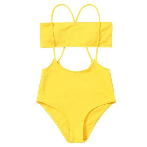 sexy bikini brazilian sling bandeau biquini high waist swimsuit swimwear women bikinis set