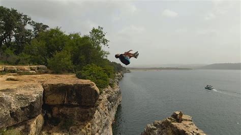 Epic Cliff Jumping In Texas Youtube