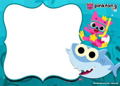 If you're planning one, check out our free fortnite party printables and free minecraft printables. FREE Printable Baby Shark Pinkfong Birthday Invitation Template - UPDATED! | Shark birthday ...