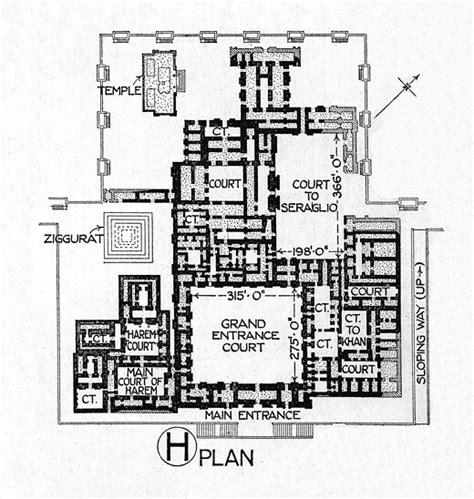 Palace Of Sargon Ii Dur Sharrukin Reconstruction Plan Flickr