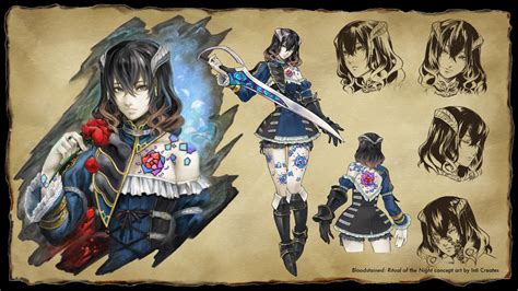 The developer of bloodstained ritual of the night has shown their enthusiasm through this aspect. Wallpaper : drawing, illustration, video games, fantasy ...