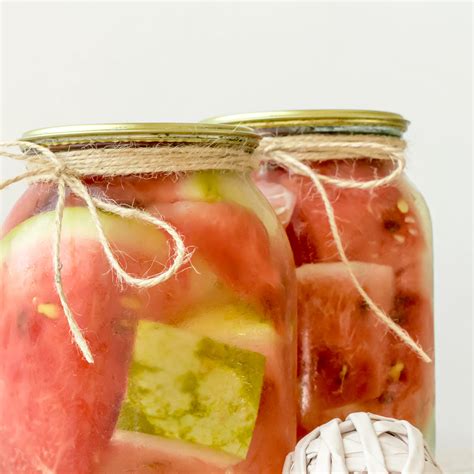 Canned Watermelons In Brine Simple Method Yum Eating