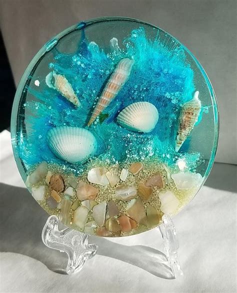 Beautiful Beach Themed Resin Petris These Are Original Handmade Works