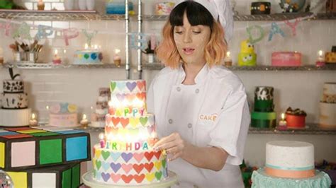 Katy Perry Goes Cake Crazy In Birthday Lyric Video HELLO