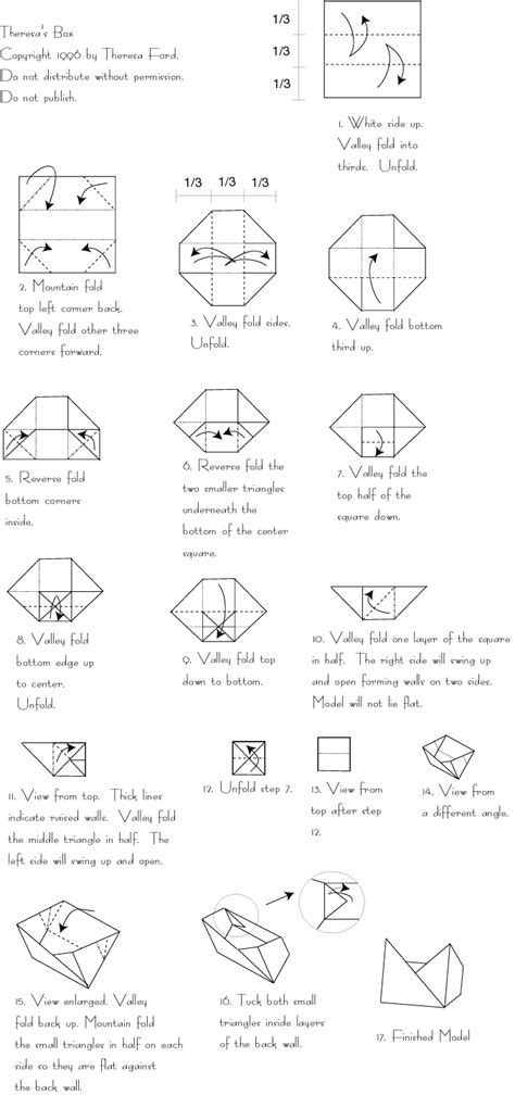 Origami Boxes And Containers Origami Resource Center