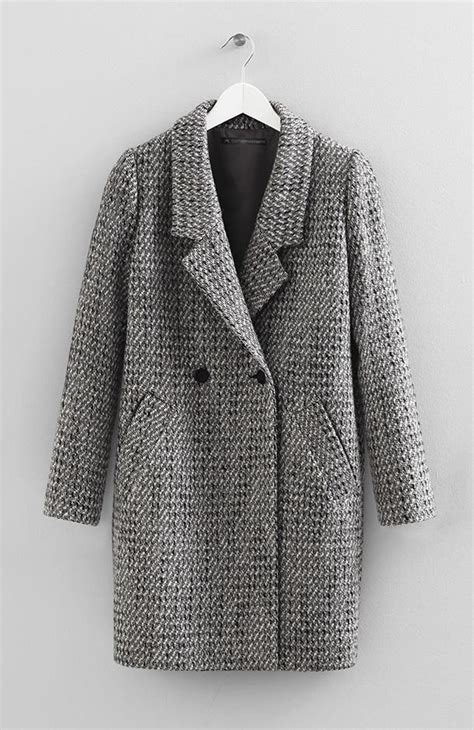 Two Piece Nude Trench Coat Somemoment Trench Coat Tweed Coat Coat