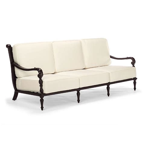 British Colonial Sofa With Cushions Frontgate
