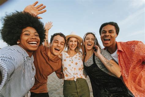 Group Of Diverse Friends Taking Premium Photo Rawpixel