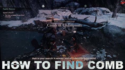 ASSASSIN CREED VALHALLA HOW TO FIND THE COMB OF BIL AND COMPLETE THE