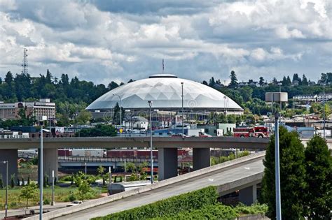 Tacoma Wa Tacoma Dome Largest Wood Dome Editorial Photo Image 26200896