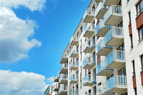 Modern Luxury Apartment Building Stock Image Image Of House