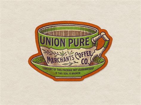 Vintage Cup Label By Ilham Herry On Dribbble
