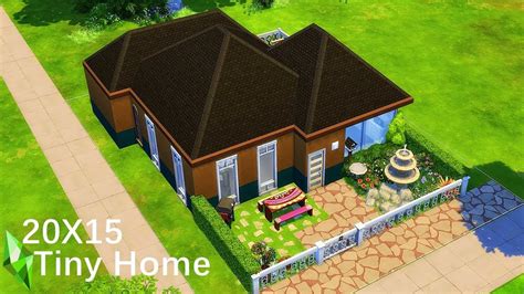 20x15 Tiny Home Tinylivingcontest The Sims 4 Speed Build No Cc