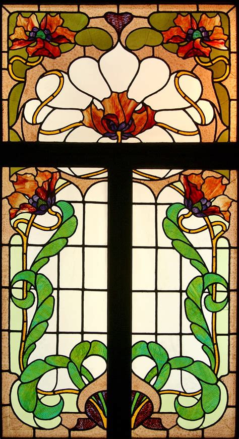 Stained Glass By Róth Miksa Art Nouveau Stained Glass Wind Flickr