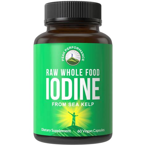Raw Whole Food Iodine From Kelp Ascophyllum Nodosum By Peak