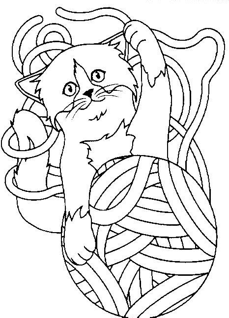 Desene De Colorat Cu Pisici Cute Planse De Colorat Cu Pisici