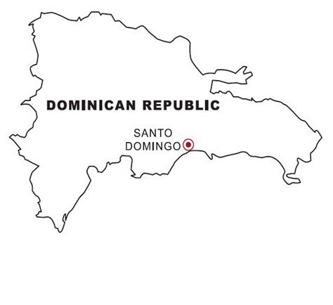 16 Dominican Republic Map Coloring Pages Printable Coloring Pages