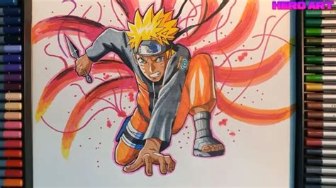 Lần đầu Vẽ Naruto Speed Drawing Naruto Uzumaki Youtube