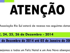 aviso ARS Associação Rio Sul