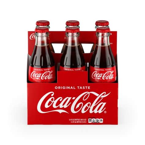 Coca Cola Original Soda Soft Drink 8 Fl Oz Bottles 6 Pack In Dubai