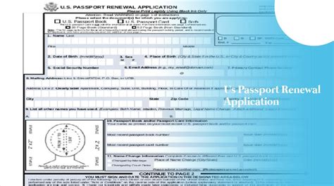 Us Passport Renewal Application What The Most Trusted Printable Form 2021