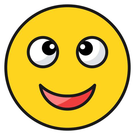Icono Emoticon Emoji Feliz En Emojis Colored Outlined