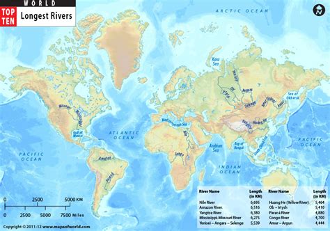 World Map Rivers Wayne Baisey