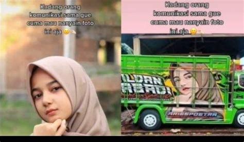 Lukisan Wajahnya Di Bak Truk Jadi Viral Gadis Aceh Ini Dijadikan Duta Lalu Lintas