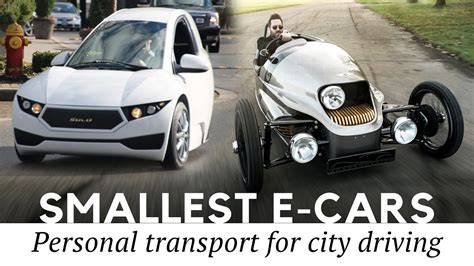 Top 10 Smallest Cars And Best 2 Seater Electric Vehicles For City