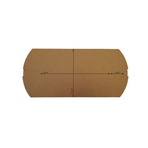 Brown Pillow Boxes 90 X 85 X 30 Mm Apl Packaging