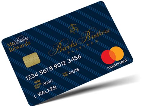 Brooks brothers offer its customers two credit cards; Brooks Brothers | The Brooks Card & Brooks Brothers Platinum MasterCard