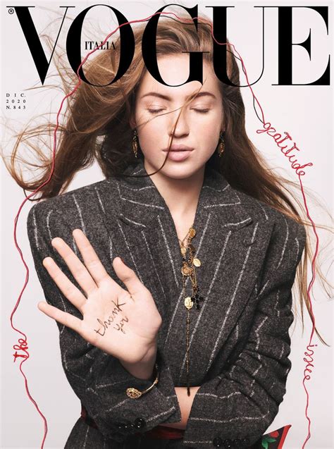 Vogue Italia December 2020 Cover Vogue Italia