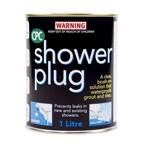 Typically 12 months from date of manufacture when properly stored. CPC 1L Shower Plug Sealant | Waterproof grout, Cleaning ...