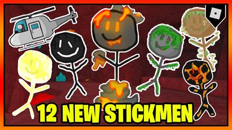 How To Get The 12 New Stickmen Badges In Find The Stickmen Roblox