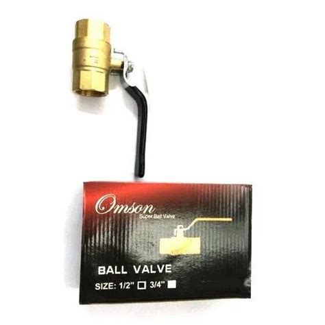 Threaded High Pressure Brass Ball Valve Size 3 4 At Rs 78 In Delhi