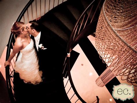 Kissing On Stairway Wedding Photos Photo Wedding