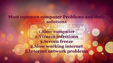 Most Common Computer Problems And Their Solutions