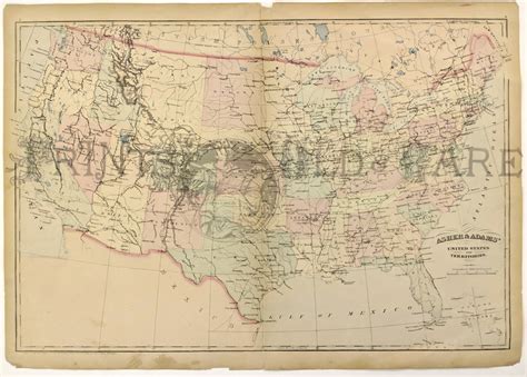 Prints Old And Rare United States Of America Antique Maps And Prints