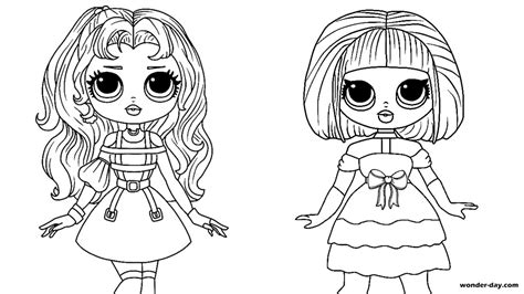 Coloring pages for valentines day cards. Coloring pages LOL OMG. Download or print for free