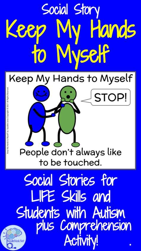 Keep My Hands To Myself A Social Story For Social Skills And Behavior
