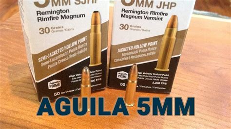 Aguila Re Introduces 5mm Remington Rimfire Magnum After Daily Requests