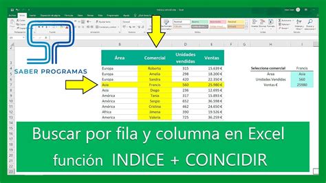 Buscar Por Fila Y Columna En Excel Con Indice Y Coincidir 🔥 Youtube