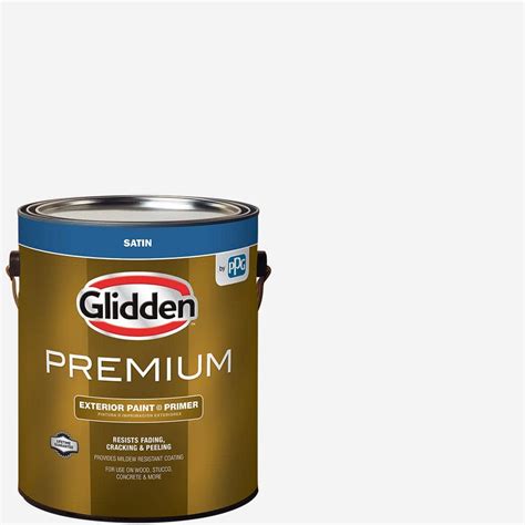 Glidden Premium 1 Gal Satin Latex Exterior Paint Gl6911 01 The Home